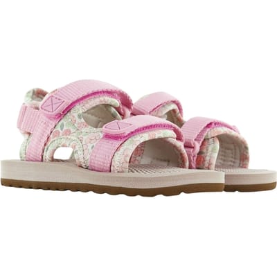 Shoesme Bloemenprint Lichtgewicht Sandaal - Sandalen Kind - Meisjes - Pink Flower - Spandex - Maat 25