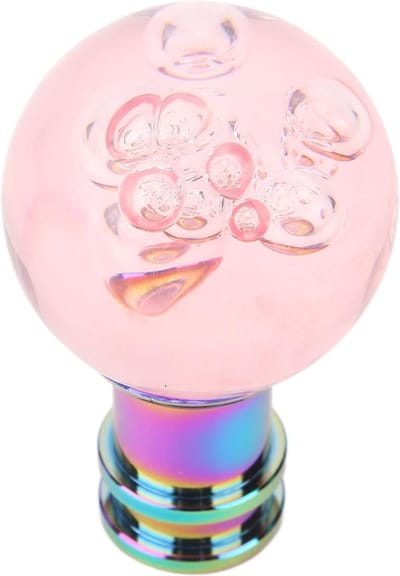 Versnellingspook voor auto - universeel acryl reserveonderdeel met roze - kopen online .