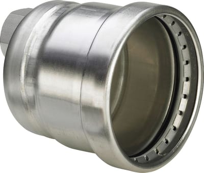 Viega Sanpress Inox LF Sanpress Inox XL LF-eindkap, d 88,9mm, Rp 3/4 roestvrij staal model 2356XLLF, 666880