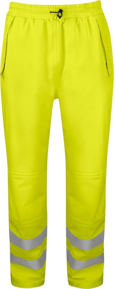 ProJob 6550 SIGNALISATIEREGENBROEK EN ISO 20471 KLASSE 2 646550 - Geel/Zwart - 4XL