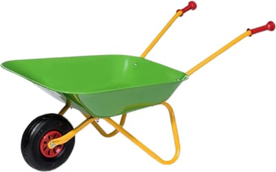 Zylo® Kruiwagen Kind - Kruiwagen Speelgoed - Tuingereedschap Kind - 50x39x14cm - Groen