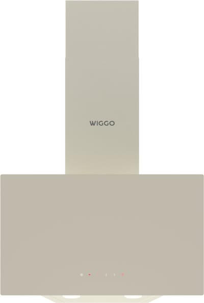 Wiggo WE-A531G(C) – Schuine Afzuigkap – 50 cm – Crème Glas – Energieklasse A – Touch Control – ECO+ Design – 5 Jaar Garantie