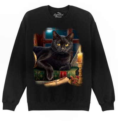 Zwarte Kat Kaarslicht Black Cat By Candlelight The Coloured House Sweater S