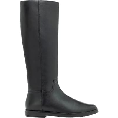 Leren platte laarzen voor dames Ryłko Olena Slim-fit