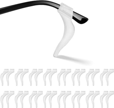 Pootjesdoppen - 32 packs — Antislip siliconen hoesjes — Brillenhouders — —Universele zachte antislip brillenhouder — Geschikt voor brillen op sterkte, zonnebrillen, leesbrillen, sportbrillen, kinderbrillen en meer -4,5*0,91cm