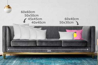 Sierkussens - Kussentjes Woonkamer - 60x40 cm - Citroen - Geel - Fris