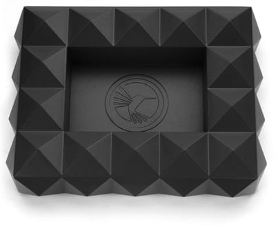 Colibri Quasar Asbak - Voor Binnen en Buiten - Tafelasbak - met Geschenkdoos - Metaal - Zwart