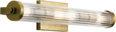 Kichler LED Wandlamp Azores | 4X E14 Max 40W | IP44 | Natural Brass