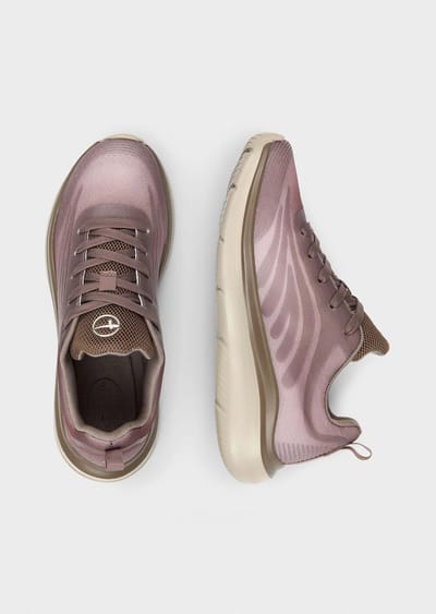 Sneakers met verwisselbaar voetbed - bruin - Gr. 36 van Goldner Fashion