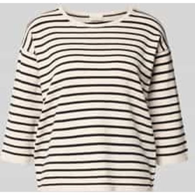 Gebreide pullover met 3/4-mouwen