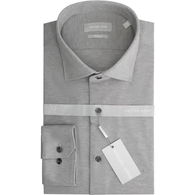 Slim fit piqué shirt Michael Kors Solid