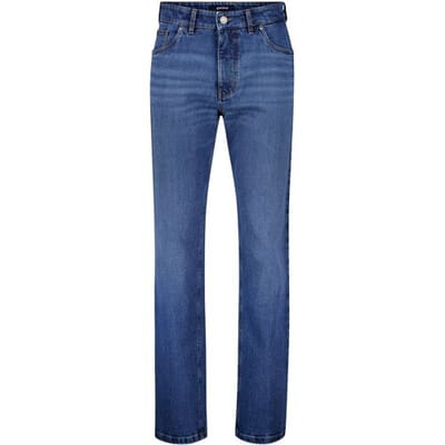 Gardeur Jeans Reza Blue Roots Authentic Denim Look Structure Comfort Stretch Stone Blue Used / male