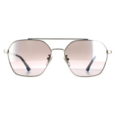 Police zonnebril SPL771 Vibe 2 579x Shiny Palladium Smoke Silver Mirror