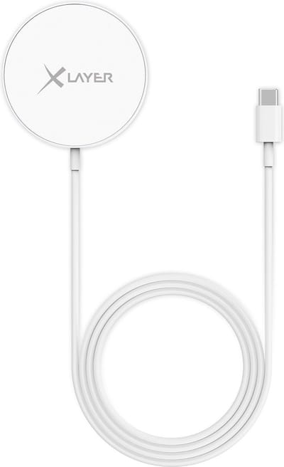 XLayer - MagFix Pro Magnetische Oplader / Adapter - Draadloos Opladen 15W (USB-C) – Oplader Geschikt Voor Apple Iphone met MagSafe