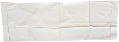 Guling.nl Gulings - Beige / Sandy Katoen Overtrek – Large ~95 cm – met strik sluiting Wasbaar – Let op: ALLEEN een overtrek – guling zelf zit niet inbegrepen. (Wissel-) sloop voor gulings – ook geschikt voor andere rolkussens van ca. 80-100 cm.