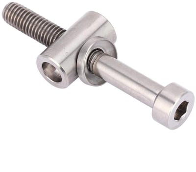 Dailygoods- Zadelpen Schroef M5x30/35/40mm - Titanium Legering - Corrosiebestendig - CNC Precisiebewerking - Duurzaam - Vaste Verbinding - Fietsschroef