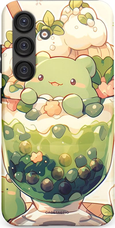 Casetastic Hoesje Geschikt voor Samsung S25 - Stijlvolle Beschermende Duo-layer Case - Zoet Dessert Patroon