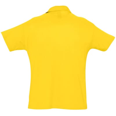 SOLS Heren Zomer II Pique Poloshirt met korte mouwen (Goud)
