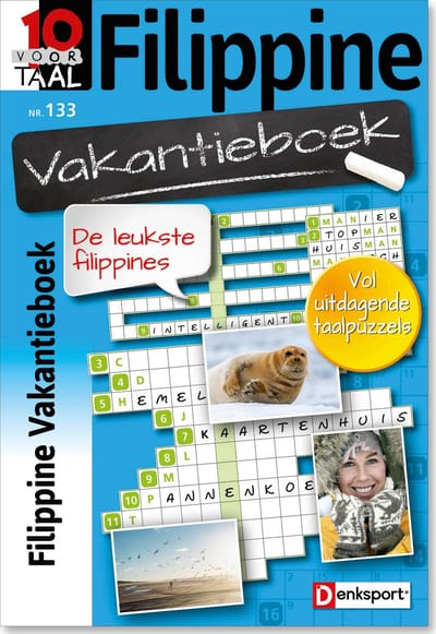 Denksport Puzzelboek 10 voor Taal - Filippine vakantieboek, editie 133