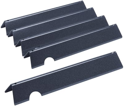 Dailygoods- Warmteplaat 43,4 cm - Warmteplaat voor Kuikens - Porselein-geëmailleerde Smaakrepen - Geschikt voor Genesis II/LX 300 - Reserveonderdelen - 5 stuks - Smaakmaker