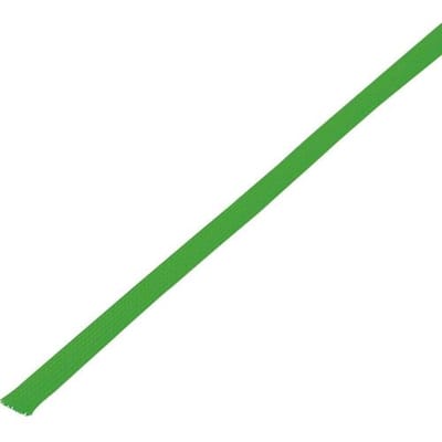 TRU COMPONENTS 1571641 CBBOX0814-GN Gevlochten slang Groen PET 8 tot 14 mm 10 m