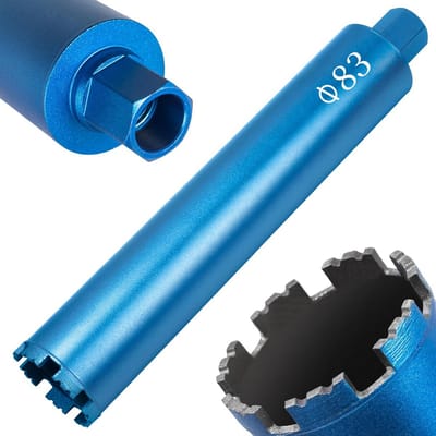 Diamantboor 83 mm Nat Boren voor Beton, Metselwerk en Steen