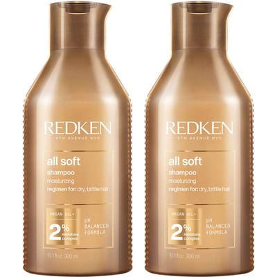 Redken All Soft Shampoo - Voor Droog en Broos Haar, Revitaliseert, Hydrateert en Verzacht het Haar - Met Arganolie - 300 ML