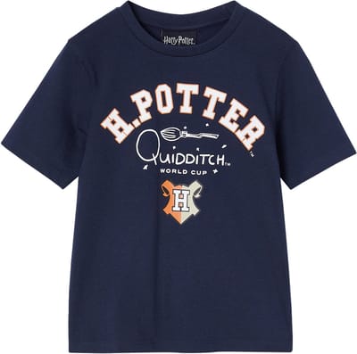 Vertbaudet Kinder Sommer-Schlafanzug HARRY POTTER mit Quidditch-Print
