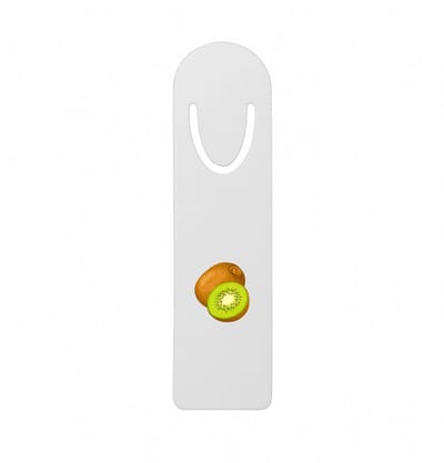Hacebo® - Kiwi metalen boekenlegger - Fruitschaal - Fruit liefhebbers - Vrucht - gezond eten - fruit Bladwijzer boekenleggers - 12.7 cm x 3.2cm