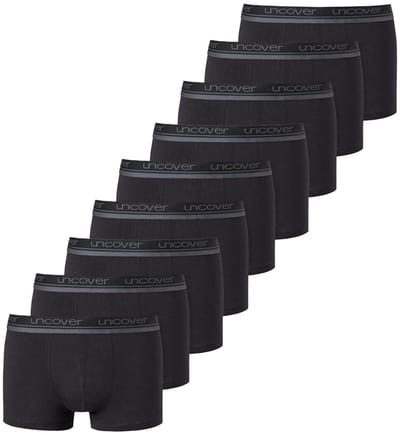 uncover by Schiesser Heren retro short / pant 9 pack Basic
