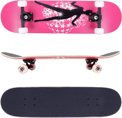 Klassiek Skateboard | 7-laags Canadees Esdoorn | ABEC-9 Lagers | 100A Wielen