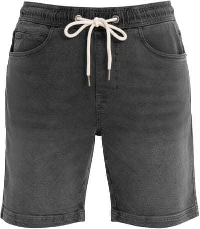 OMBRE Korte Broek - Regular Fit - Katoen - Effen Grijs S