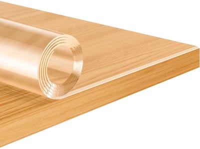 Transparant Tafelkleed - PVC Tafelbeschermer 2 mm - 70x110 cm - Waterdicht & Kristalhelder - Rechthoekig - Beschermhoes voor Eettafel
