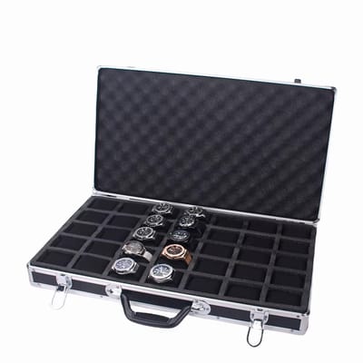 Horloge Opberg Koffer - 35 Vakjes - Opbergbox