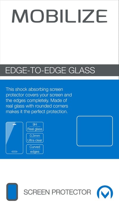 Mobilize Screenprotector geschikt voor Apple iPhone 12 Mini Glazen | Mobilize Premium Screenprotector - Case Friendly - Zwart