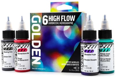 Golden Acrylverf Airbrush Set