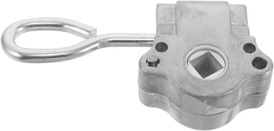 Luifel Wormwiel - Parasol Onderdeel - Luifel Reparatie - Stille Werking - 25.5x7.5x3.3cm - Zilver