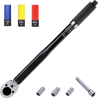 Momentsleutel Auto - Draaimomentsleutel - Auto Gereedschap - Torque Wrench - Dopsleutelset