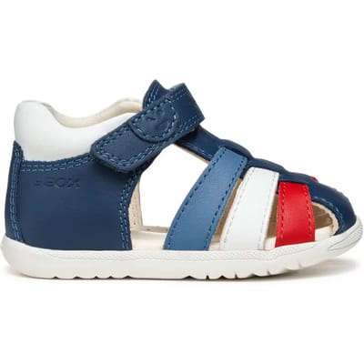 GEOX SANDAL MACCHIA PEUTER Sandalen - AVIO/WIT - Maat 20
