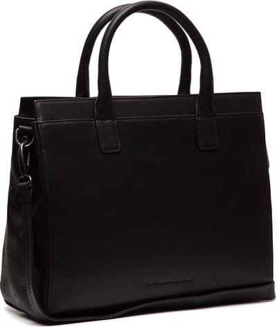 Chesterfield Rivera Waxed Pull Up Schoudertas - Zwart