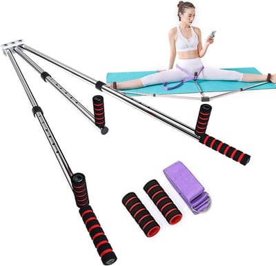 Beenspreider Machine - Beenstrekker Trainer - Flexibiliteit Trainen - Verstelbare Lengte - 3 Staven - Metaal