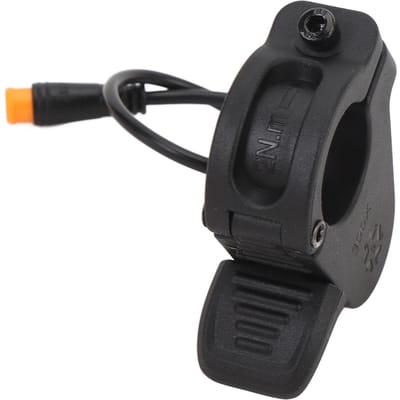 Fiets Duimgas Waterbestendig Mannelijke 3-pins Stekker Eenvoudig te Installeren Ergonomische Snelheidsregelaar black