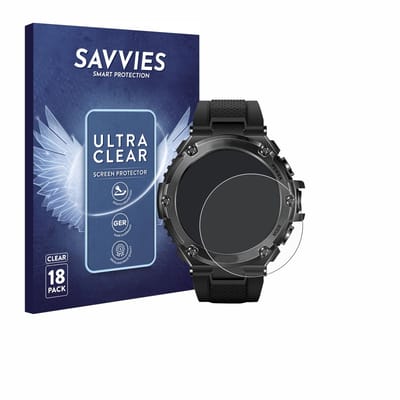 Savvies - Screenprotector voor Stahlgear Titan Pro - Folie Beschermfolie transparant 18 Stuks