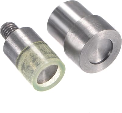 Handpers machine - Klinknagel set - Bevestigingen aanbrengen - Koolstofstaal en rubber - 12 mm - Zwart