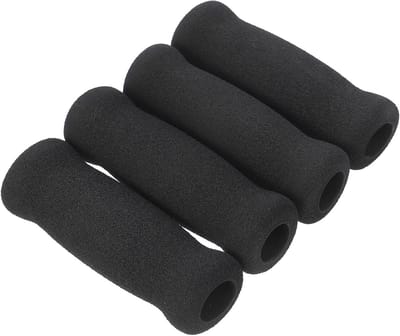 Fiets Handvatbeschermers - Stuurbekleding Set - Verbeterde Grip - Antislip Weerbestendig - 4 Stuks - Zwart