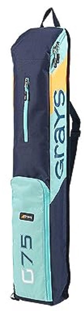 Hockey kruissteektas met zware opslagcapaciteit in marineblauw en mint