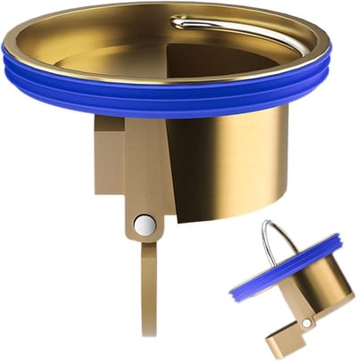 Gootsteenplug - Afvoerkern - Voorkomt Geurtjes - Anti-verstopping - 4.5-4.8 cm - Messing