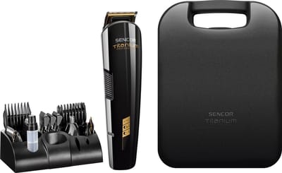 Tondeuse a cheveux professionnelle - SENCOR - SHP 8305BK - 12 accessoires - Noir