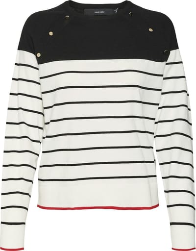 VERO MODA - VMALMA LS O-NECK RAGLAN PULLOVER BOO - Dames - Gebreide truien