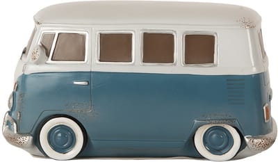 Clayre & Eef Nachtlampje Kind Bus LED 28x13x13 cm Blauw Kunststof